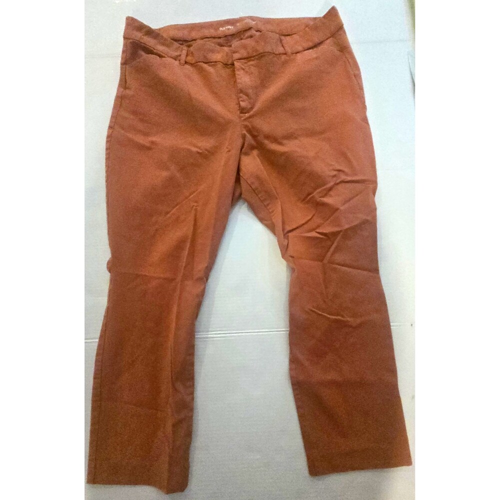 Old Navy Women’s Brown Pixie Skinny High-Rise Chino Twill Pants Pockets